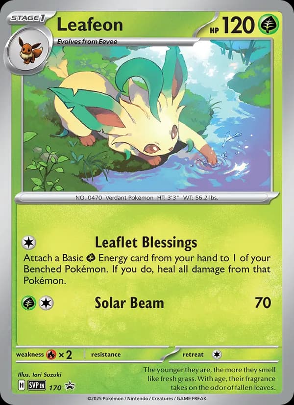 Leafeon – SVP Black Star Promos 170