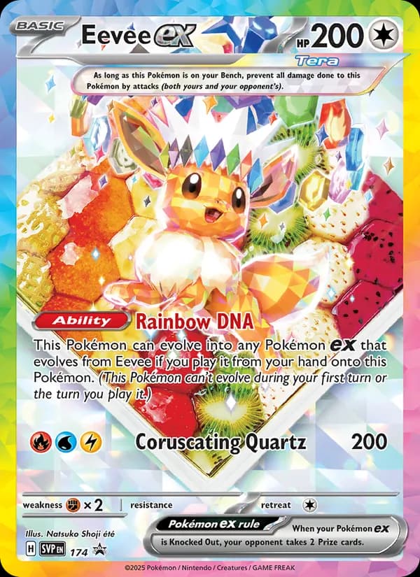 Eevee ex – SVP Black Star Promos 174