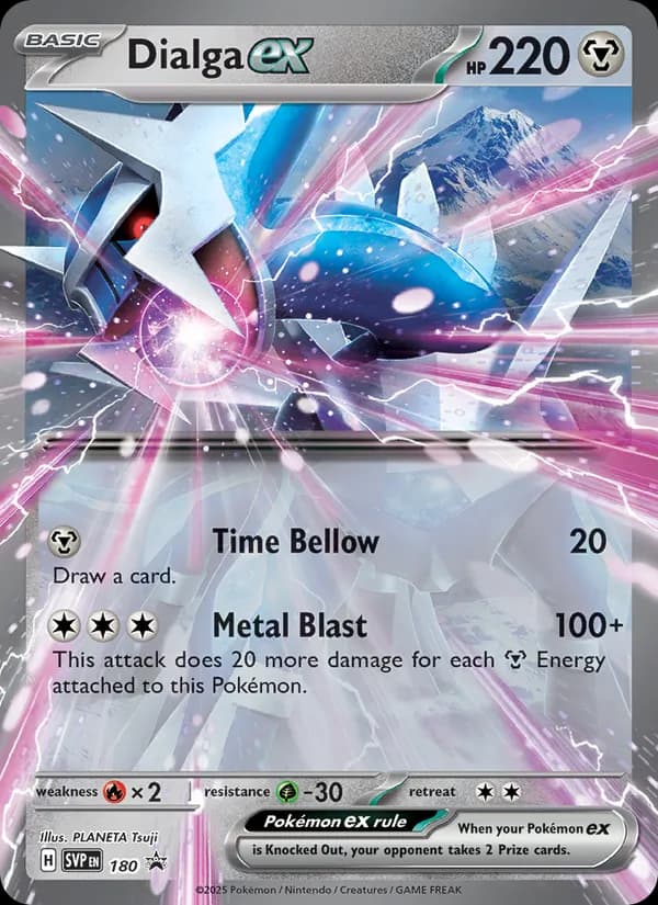 Dialga ex – SVP Black Star Promos 180