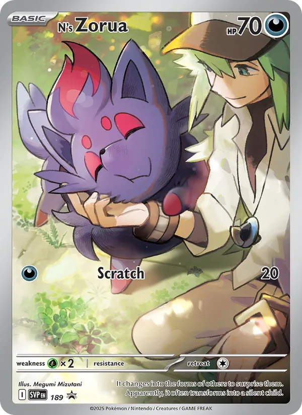 N's Zorua – SVP Black Star Promos 189