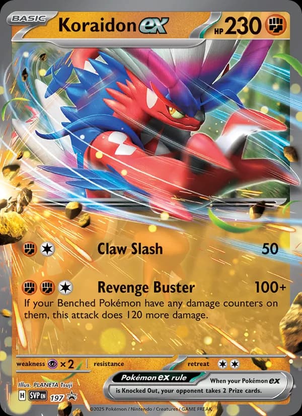 Koraidon ex – SVP Black Star Promos 197
