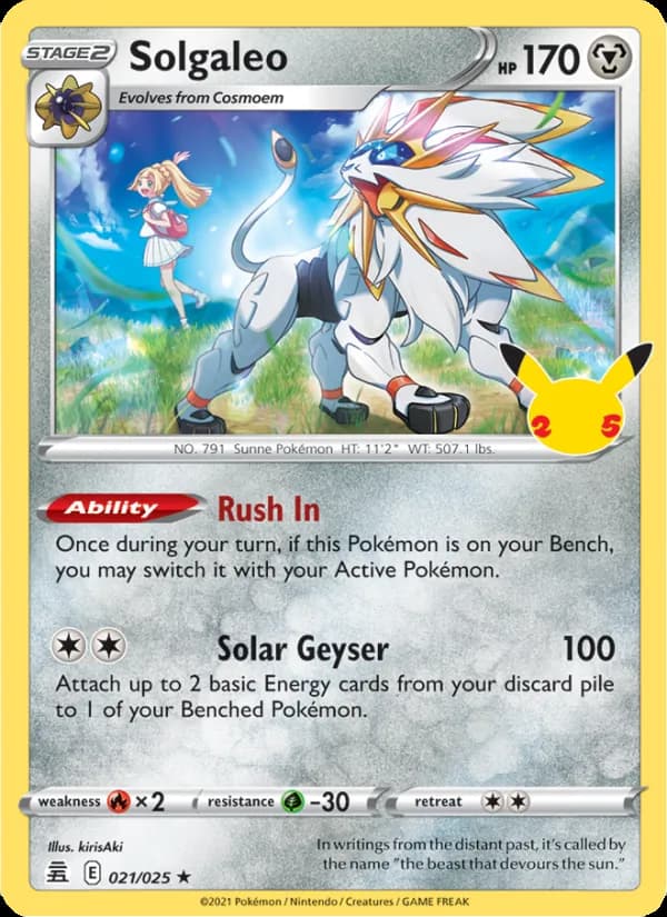 Solgaleo – Celebrations 21
