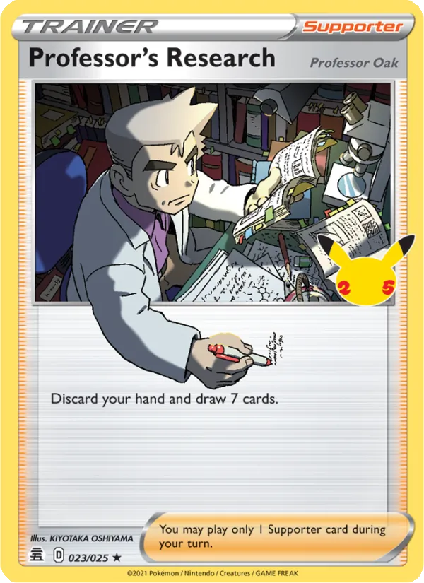 Professor's Research (Professor Oak) – Celebrations 23