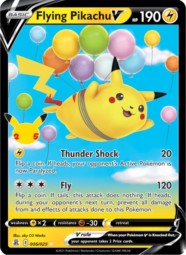 Flying Pikachu V – Celebrations 6