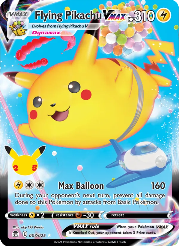 Flying Pikachu VMAX – Celebrations 7