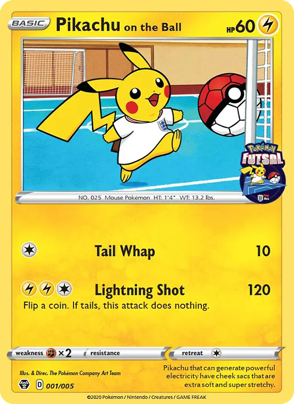Pikachu on the Ball – Pokémon Futsal 2020 1