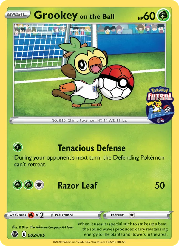 Grookey on the Ball – Pokémon Futsal 2020 3