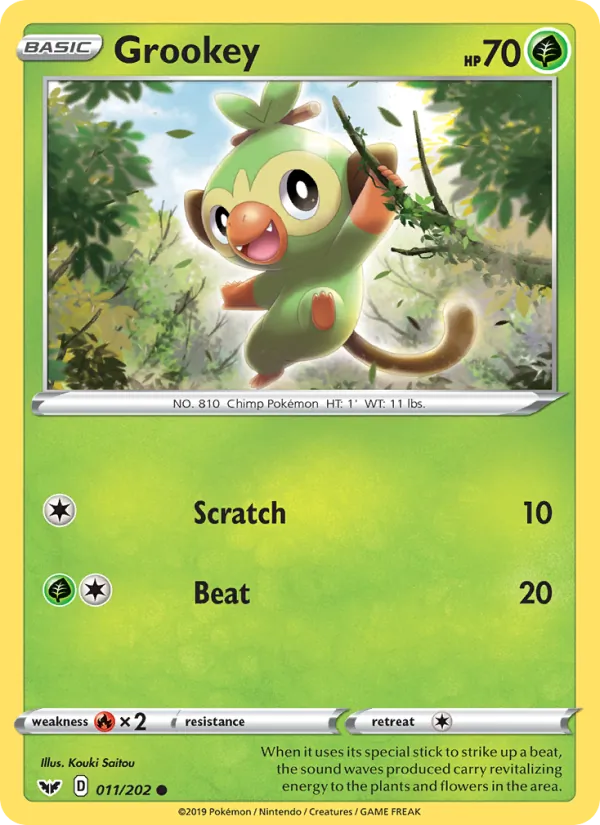 Grookey – Sword & Shield 11