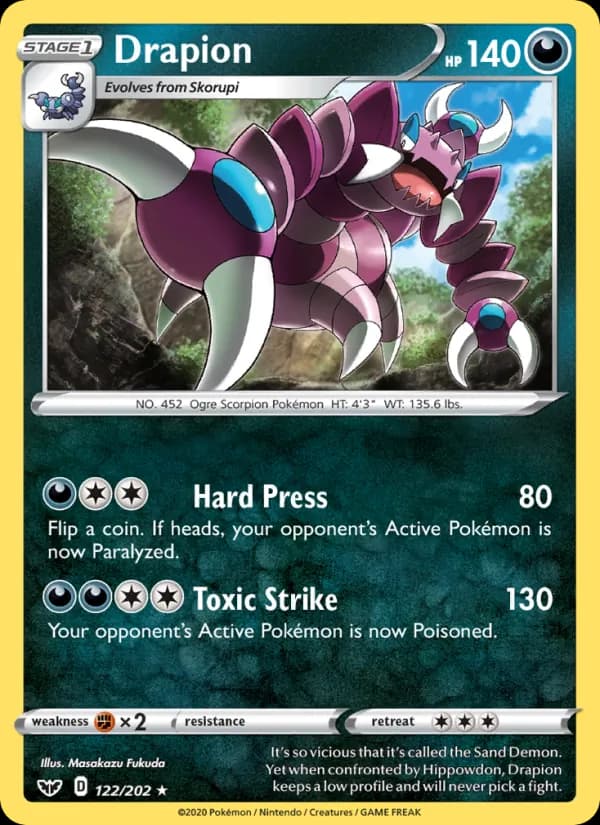 Drapion – Sword & Shield 122