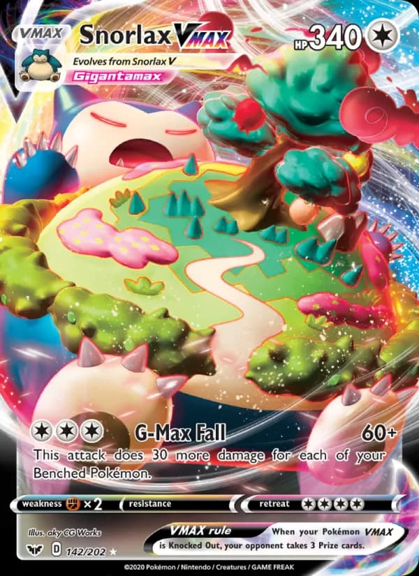 Snorlax VMAX – Sword & Shield 142
