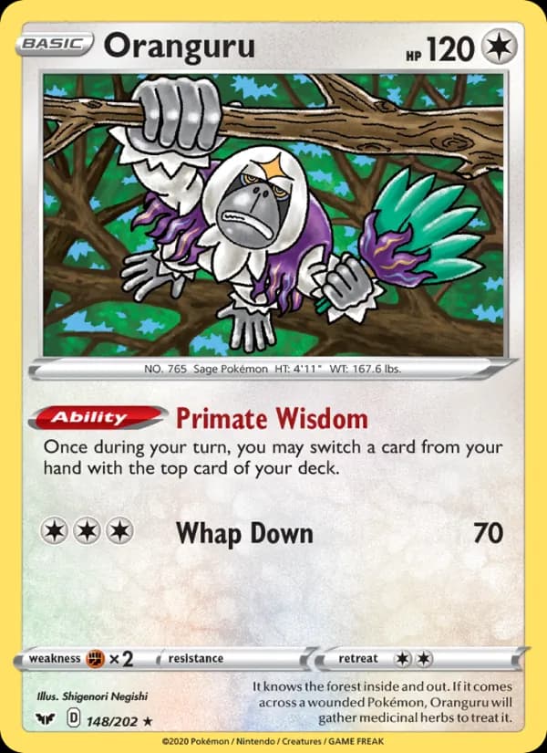 Oranguru – Sword & Shield 148