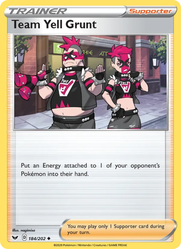 Team Yell Grunt – Sword & Shield 184