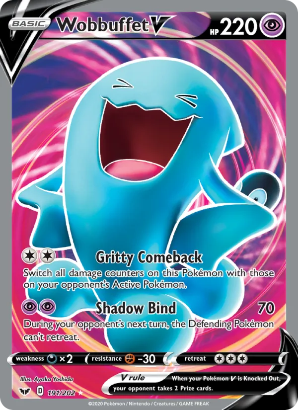 Wobbuffet V – Sword & Shield 191