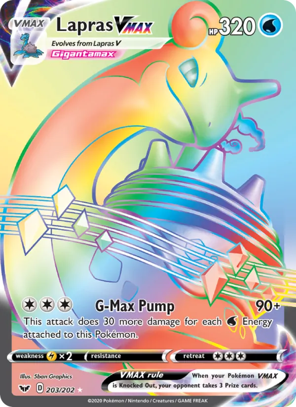 Lapras VMAX – Sword & Shield 203