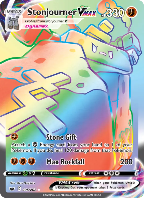 Stonjourner VMAX – Sword & Shield 205