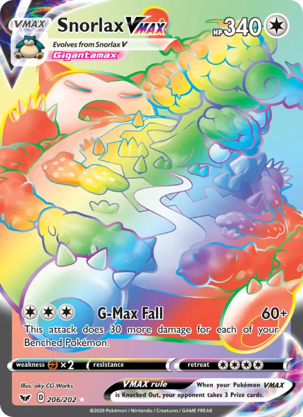 Snorlax VMAX – Sword & Shield 206