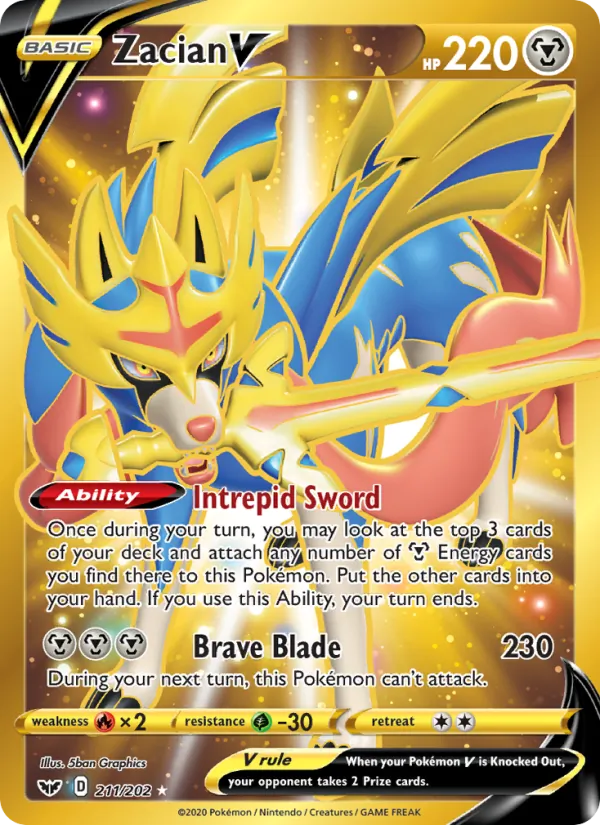 Zacian V – Sword & Shield 211