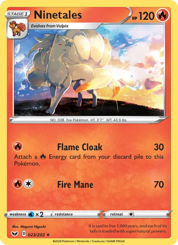 Ninetales – Sword & Shield 23