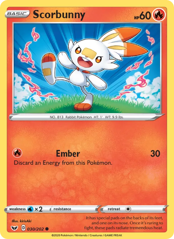Scorbunny – Sword & Shield 30