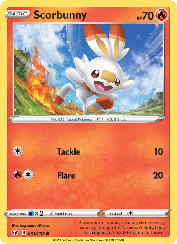 Scorbunny – Sword & Shield 31