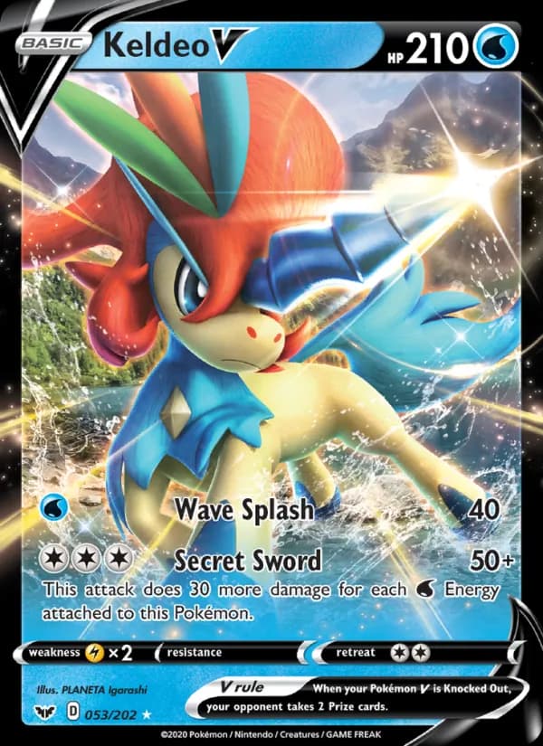 Keldeo V – Sword & Shield 53