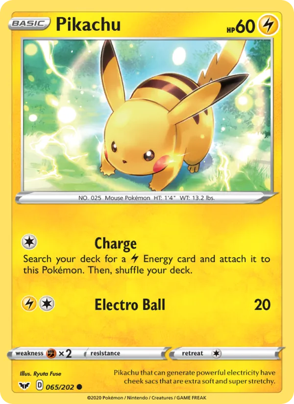 Pikachu – Sword & Shield 65
