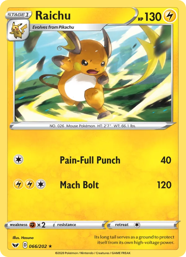 Raichu – Sword & Shield 66