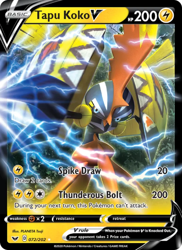 Tapu Koko V – Sword & Shield 72