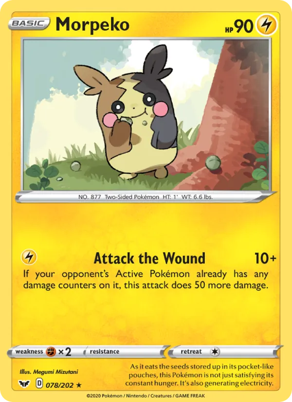 Morpeko – Sword & Shield 78