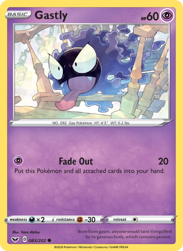 Gastly – Sword & Shield 83