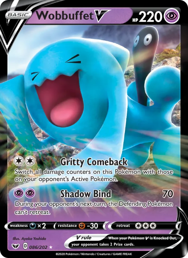 Wobbuffet V – Sword & Shield 86