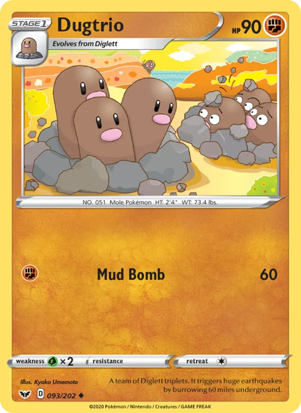 Dugtrio – Sword & Shield 93
