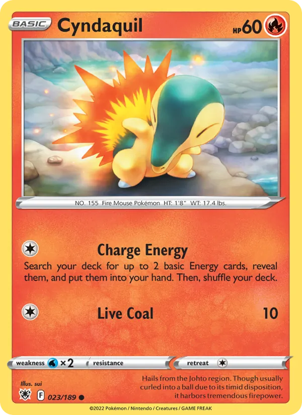 Cyndaquil – Astral Radiance 023