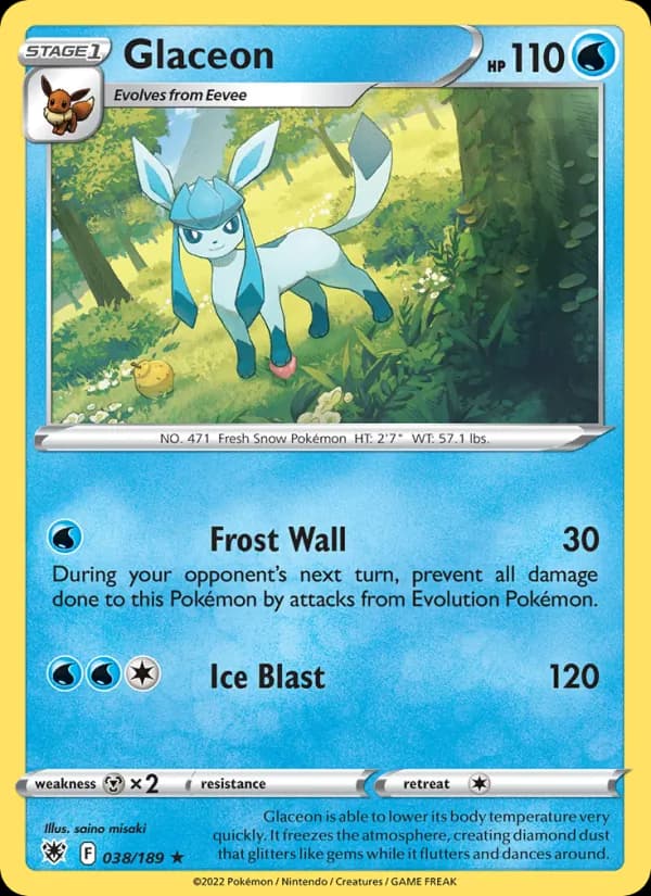 Glaceon – Astral Radiance 038