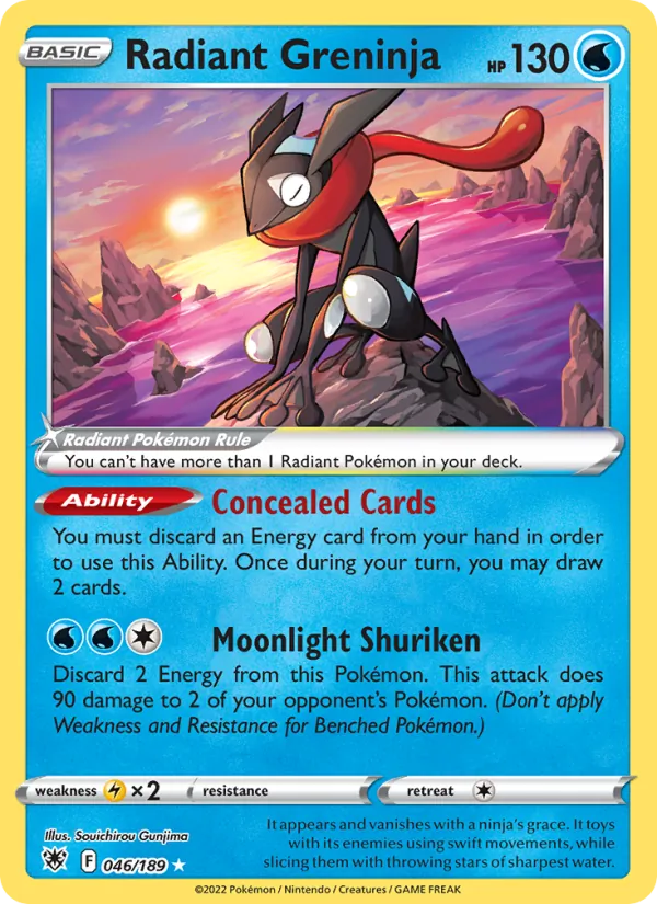 Radiant Greninja – Astral Radiance 046