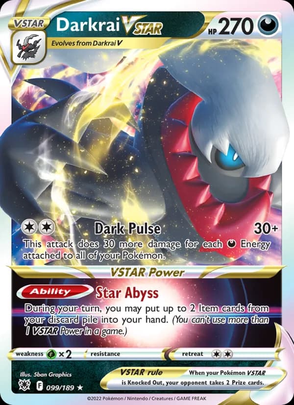 Darkrai VSTAR – Astral Radiance 099