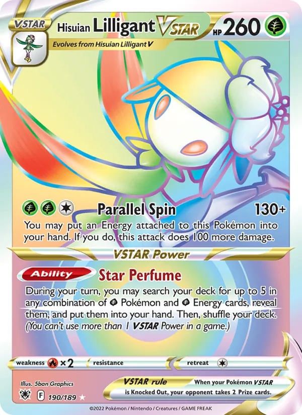 Hisuian Lilligant VSTAR – Astral Radiance 190
