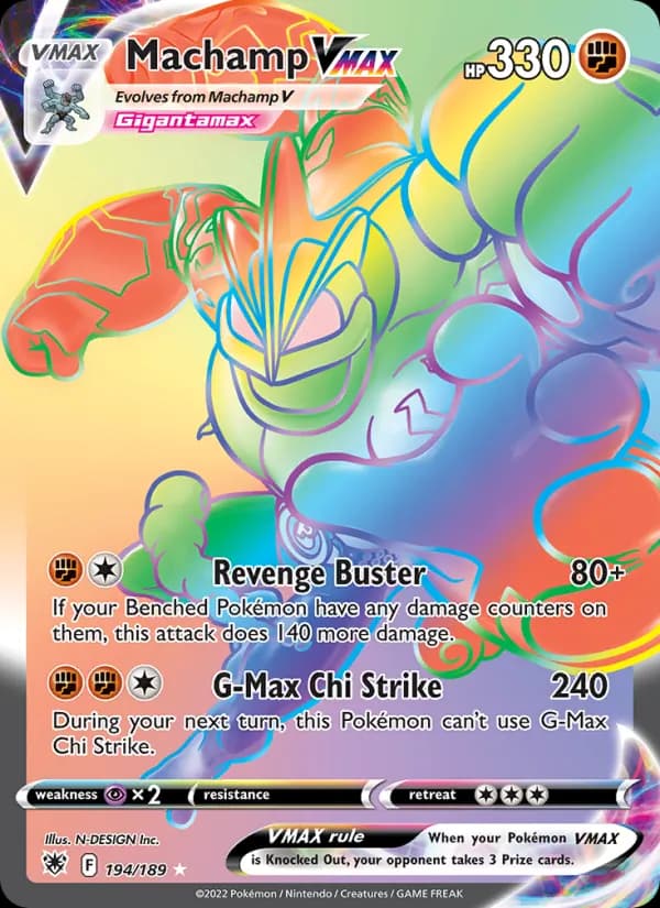 Machamp VMAX – Astral Radiance 194