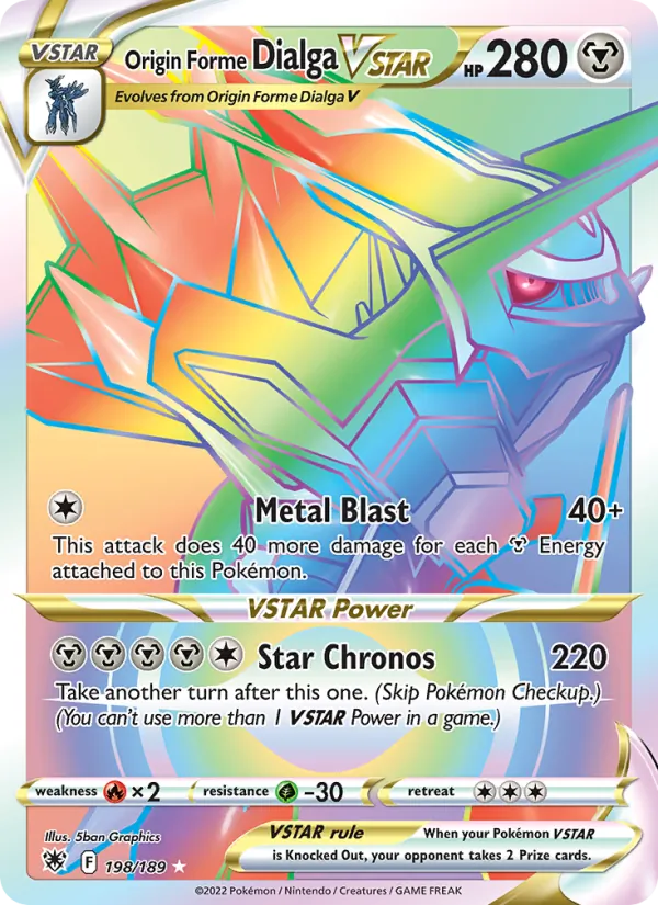 Origin Forme Dialga VSTAR – Astral Radiance 198