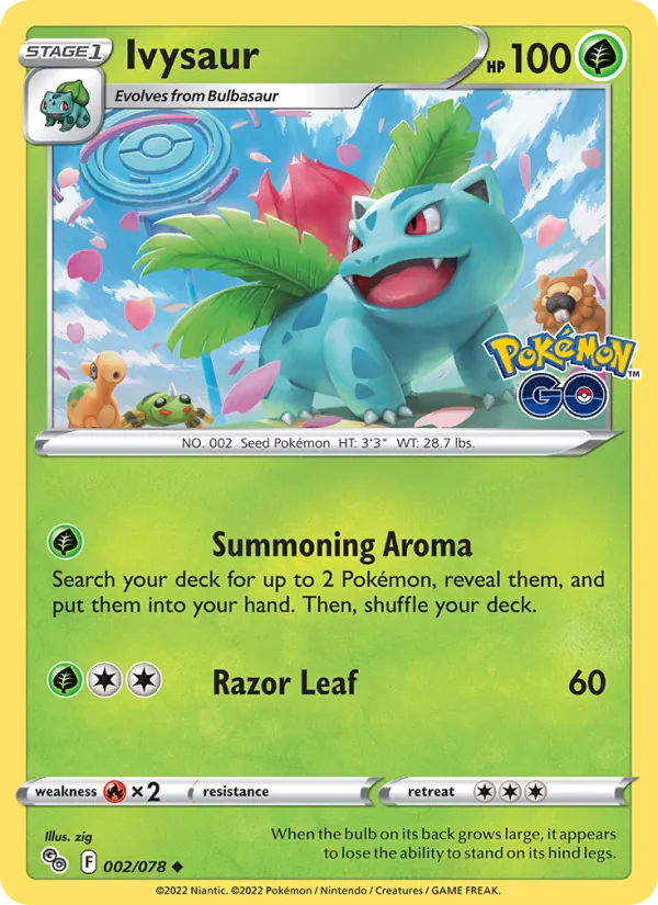 Ivysaur – Pokémon GO 002