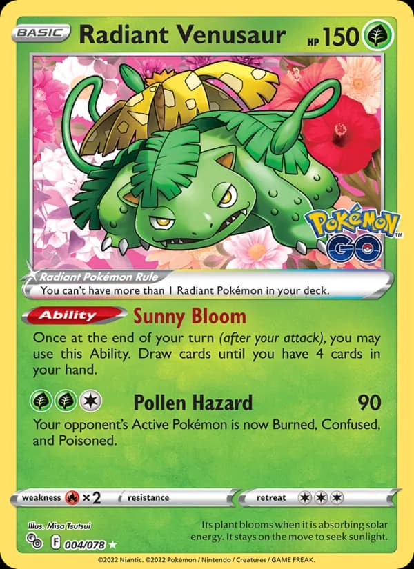 Radiant Venusaur – Pokémon GO 004