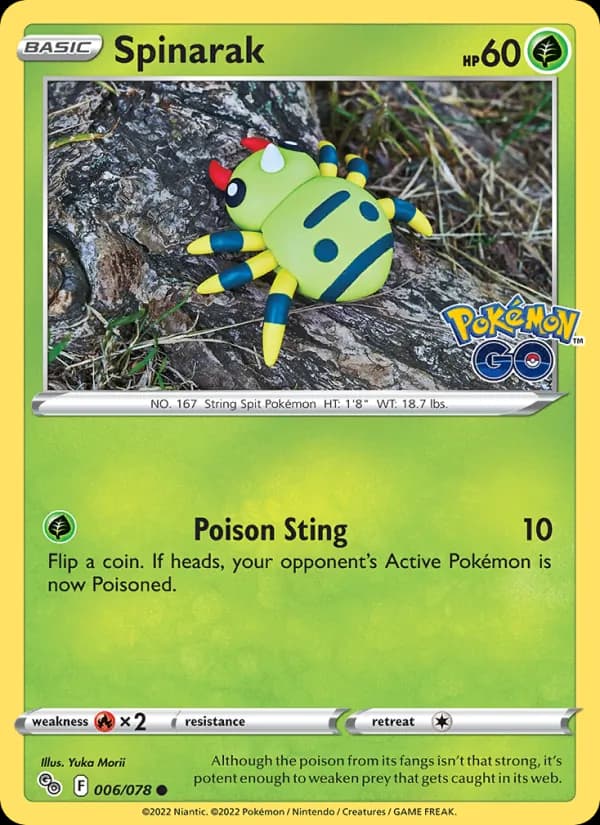 Spinarak – Pokémon GO 006