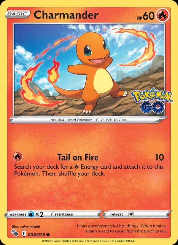 Charmander – Pokémon GO 008