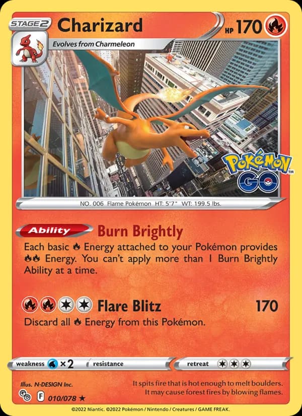 Charizard – Pokémon GO 010