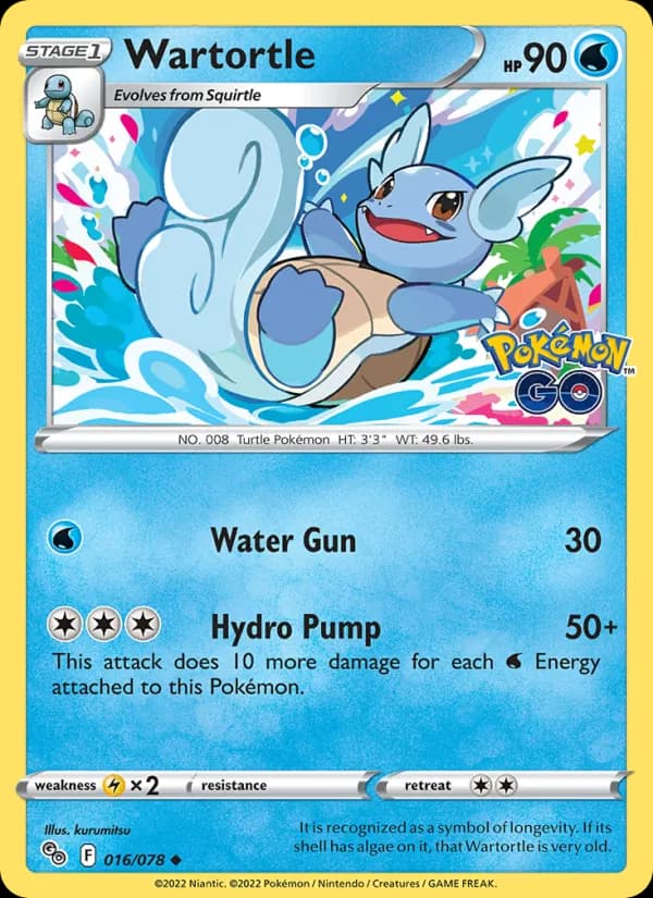 Wartortle – Pokémon GO 016
