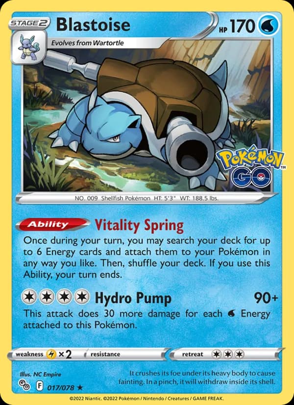 Blastoise – Pokémon GO 017
