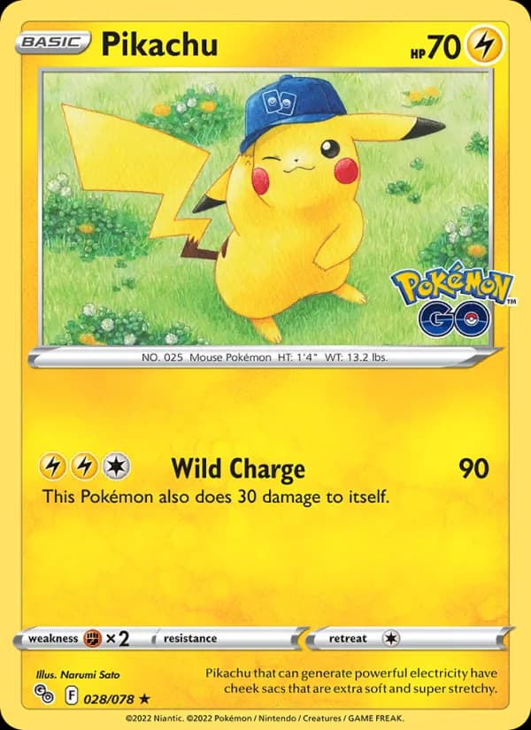 Pikachu – Pokémon GO 028