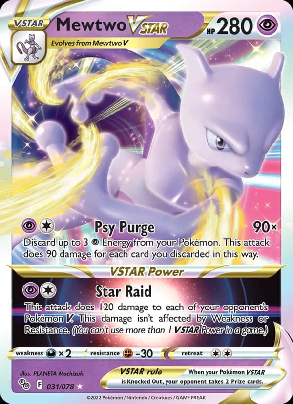 Mewtwo VSTAR – Pokémon GO 031