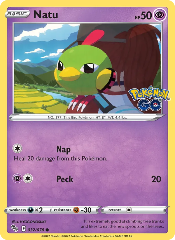 Natu – Pokémon GO 032