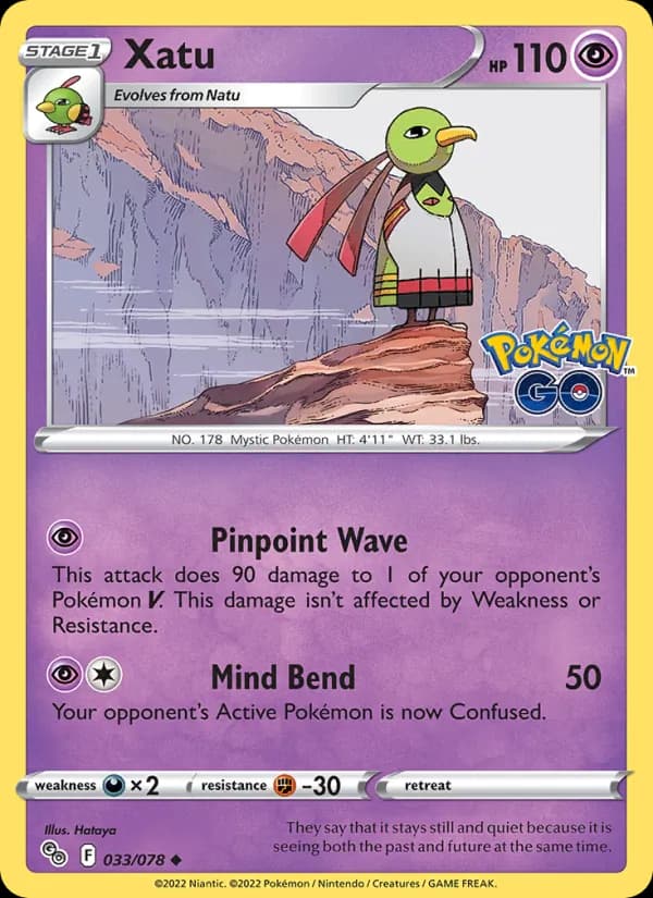 Xatu – Pokémon GO 033